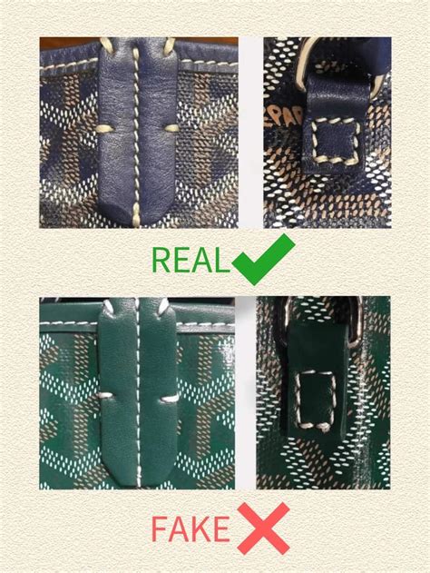 how to recognize a fake goyard bag|authentic goyard card holder.